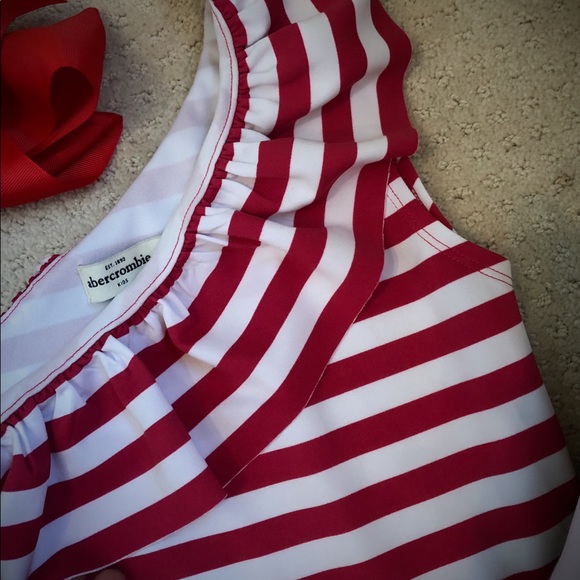 Abercrombie Kids Red Stripe 4th of July Dress - Picture 2 of 4